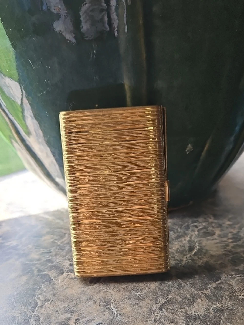 Vintage Gold Tone Compact Case - Unbranded - Picture 2 of 2